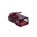 RJ 45 Jack AMP(Brown)