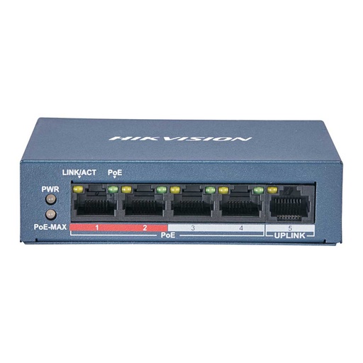 Hikvision 5 Port PoE Switch 100M DS-3E0105P-E/M(B)