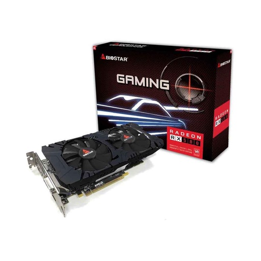 Biostar Radeon RX580 8GB 256bit DDR5 (DVI/DP/HDMI) Graphic Card