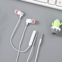 Fashion Wire-Controlled Earphones (White)