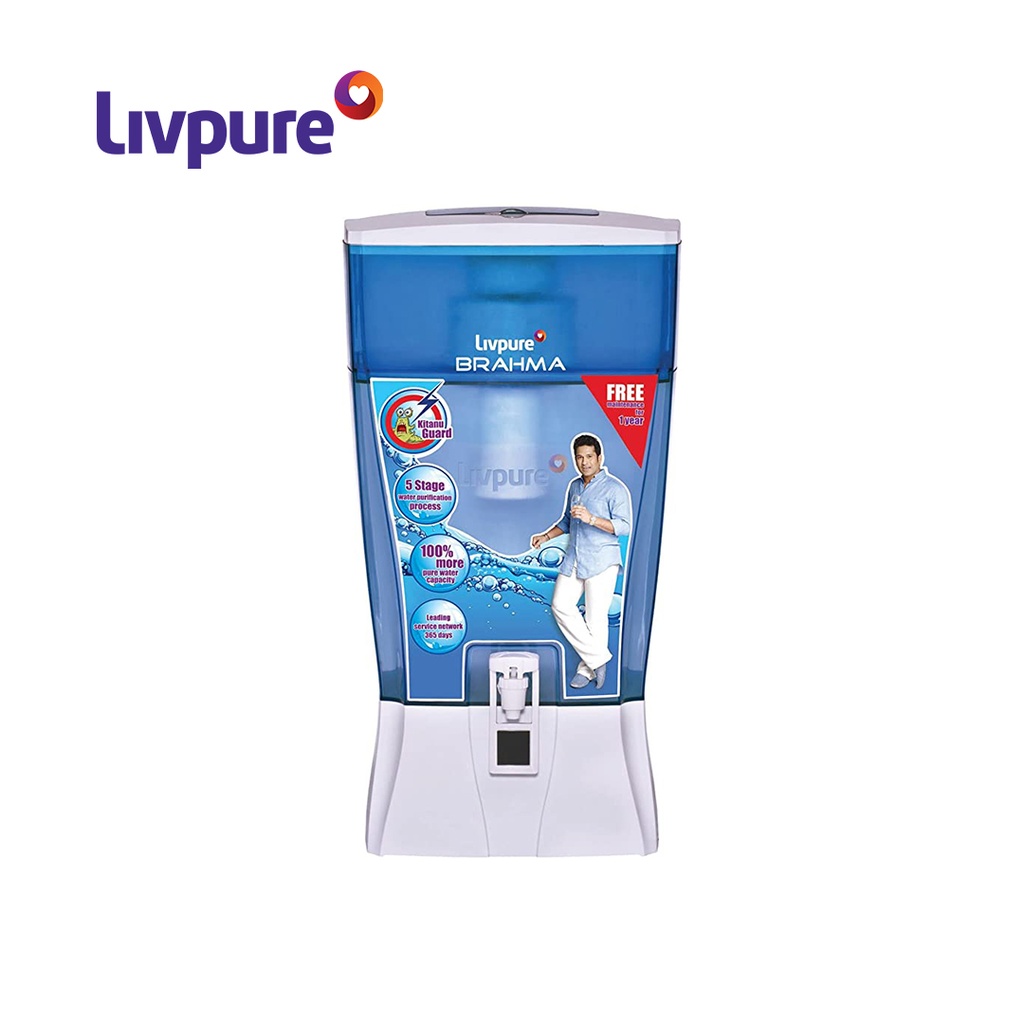 Livpure Brahma Gravity Water Purifier Quality Computer