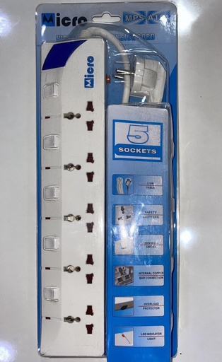 Micro MPS A-151, 5 Port Extension Cord