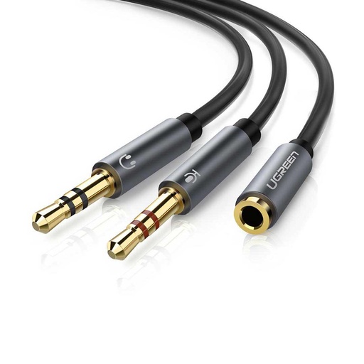 [20899] UGREEN 3.5mm Female to 2 Male Audio Cable