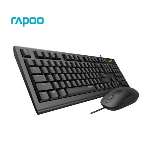 RAPOO X120PRO USB Wired Keyboard & Mouse Combo