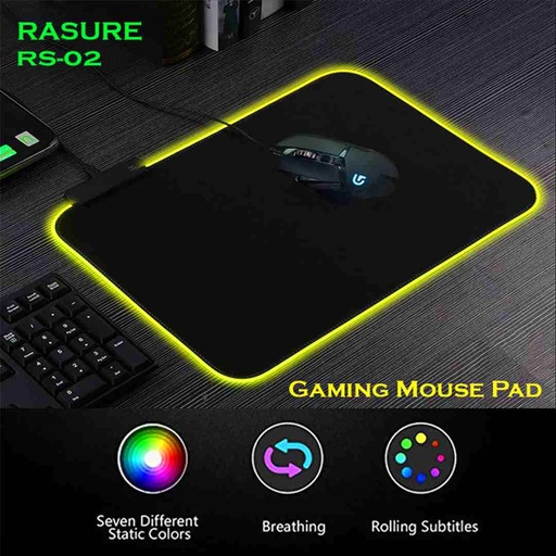 Rasure RS-02 Gaming Mouse Pad With LED Lights