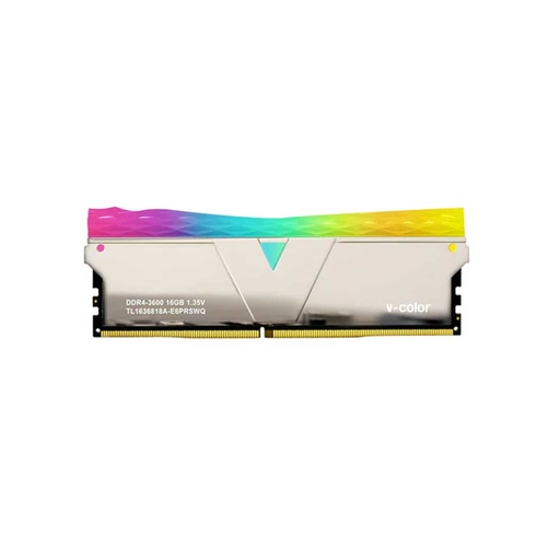 [TL1636818A-E6PRSWS] V-Color Prism Pro RGB 16gb DDR4 3600Mhz Gaming Ram