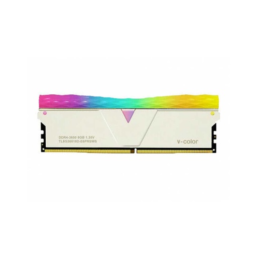[TL8G36818D-E6PRWWS] V-Color Prism Pro RGB 8gb DDR4 3600Mhz Gaming Ram