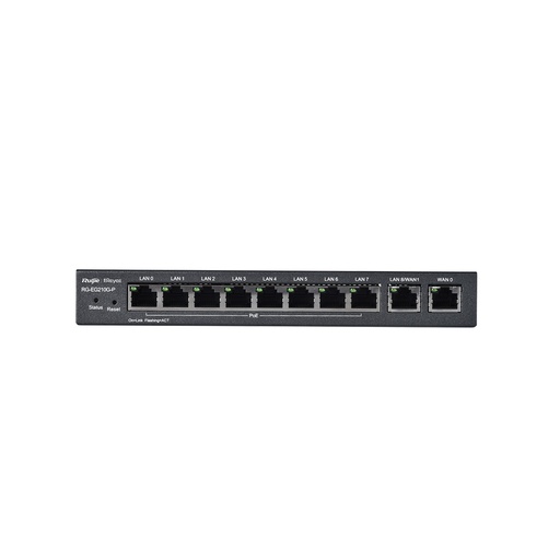 [RG-EG210G-P] Ruijie Reyee RG-EG210G-P 10-Port Gigabit Cloud Managed PoE Router