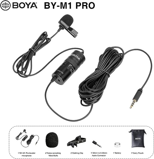 BOYA BY-M1 Pro Universal lavalier microphone