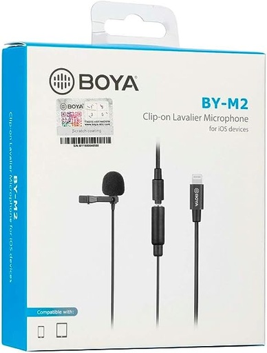BOYA BY-M2 Digital Lavalier Microphone