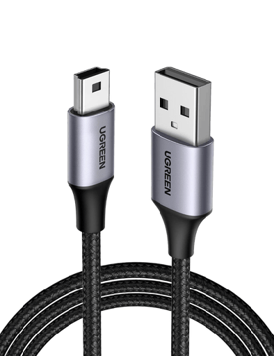 [10385] Ugreen USB 2.0 A Male to Mini 5 Pin(V3) Male Cable 1.5M (10385)