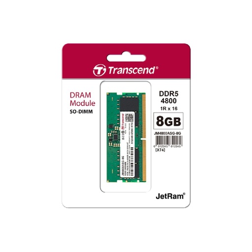 [JM4800ALG-8G] Transcend SO-DIMM Module Desktop Ram 8GB DDR5 4800MHz