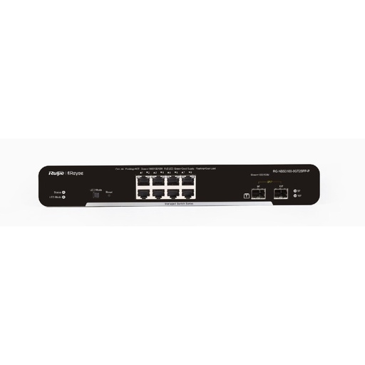 [RG-NBS3100-8GT2SFP-P] Ruijie Reyee RG-NBS3100-8GT2SFP-P, 10-Port Gigabit Layer 2 Cloud Managed PoE Switch