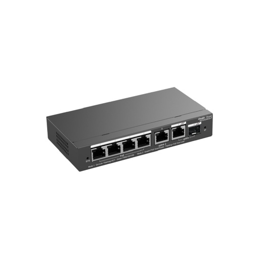 Ruijie Reyee RG-ES206GS-P 4-Port Gigabit 1Combo Gigabit SFP, 1Copper Gigabit Uplink Ports Cloud managed Switch