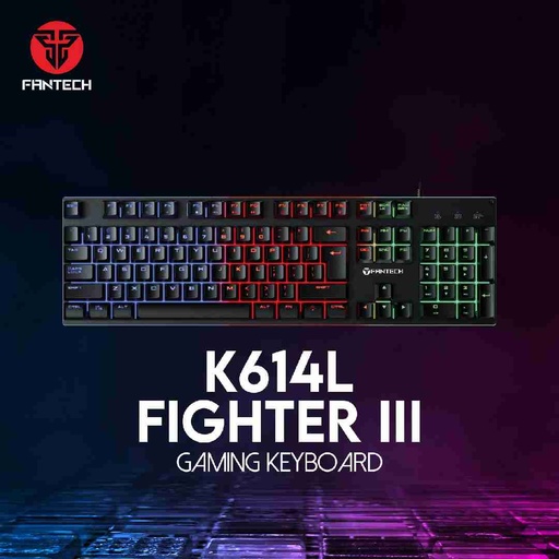 Fantech FIGHTER III K614L Wired RGB Gaming Keyboard