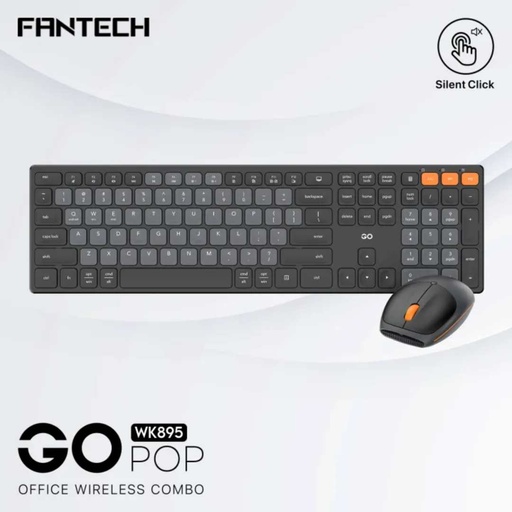 Fantech Office Series WK895 Pop Keys Wireless Keyboard Mouse Combo