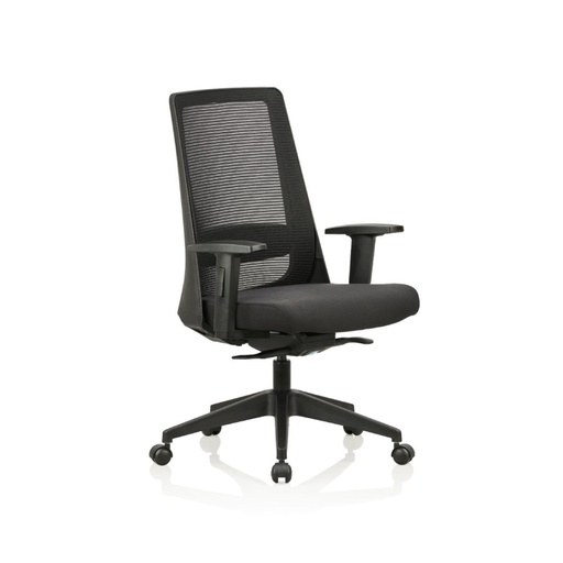 Featherlite AmazeMB-BL Medium Back Mesh Chair