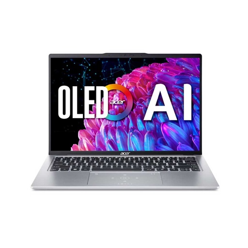 Acer Swift Go 14 SFG14-73-59SV Intel Core Ultra 5-125H | 16GB RAM | 512GB SSD | ARC Graphics | 14″ 2.8K OLED Display | Backlit Keyboard | Windows 11 | Silver | 2 Years Warranty
