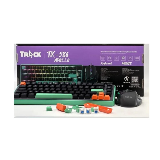 Track TK-586 Mechanical Gaming Keyboard Mouse Combo
