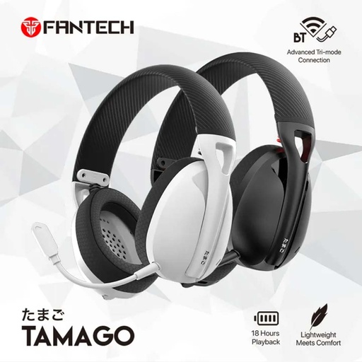 Fantech TAMAGO WHG01 Tri-Mode Wireless, Wired & Bluetooth Headset with Detachable Microphone
