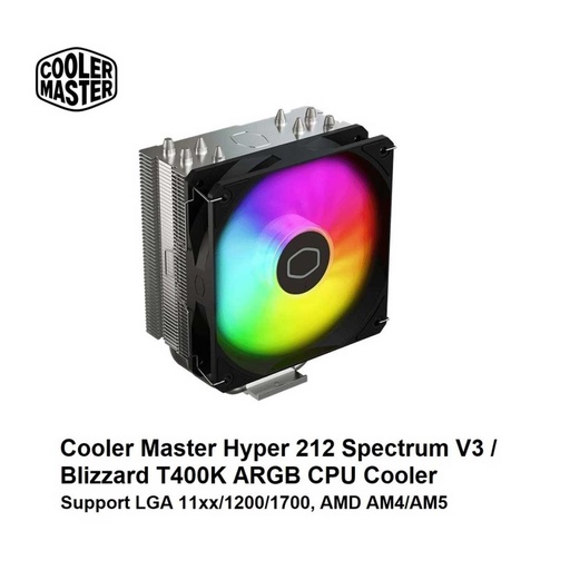 [RR-S4NA-17PA-C1] Cooler Master T400K Intel 152mm Cpu Cooler