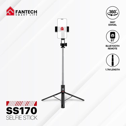 [SS170] Fantech SS170 Bluetooth Selfie Stick Tripod With Remote