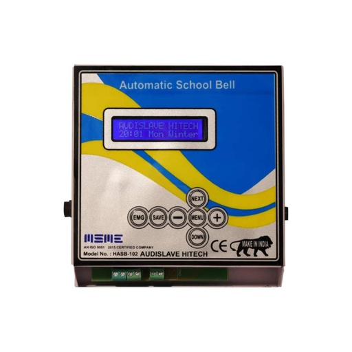 Automatic School Bells HASB-102 AudiSlave Hitech (Timer with Bluetooth)