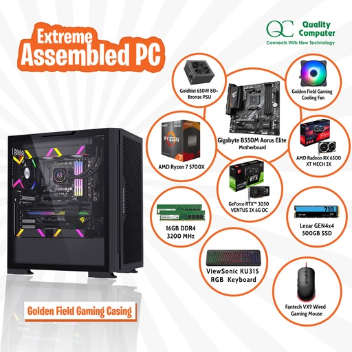 Assembled PC - Mid End Ryzen