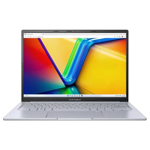 Asus Vivobook 14 X1405VA-LY726W-NP i5-13420H | 8GB RAM | 512GB SSD | Intel UHD Graphics | 13th Gen | 14" WUXGA IPS Display | Windows 11 | Backlit Keyboard | Fingerprint | Backpack | Mouse | Silver | 2 Years int'l Warranty | 1-year Perfect Warranty