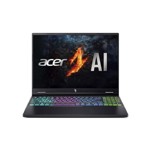 Acer Nitro 16 (AN16-43-R9VV) AMD Ryzen 7 8845HS | 16GB RAM | 512GB SSD | 8GB GDDR6 RTX 4060 Graphics | 16" WQXGA IPS 180Hz Display | Windows 11 Gaming Laptop | Obsidian Black | 2 Years Warranty