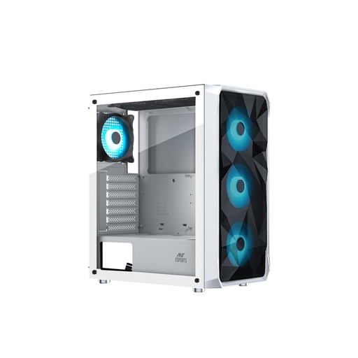ANT Esports ICE-112 (ATX) Mid Tower Gaming Case (White)