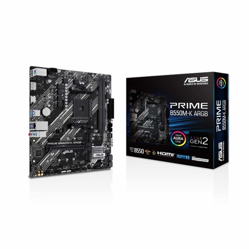 Asus Prime B550M-K ARGB Motherboard