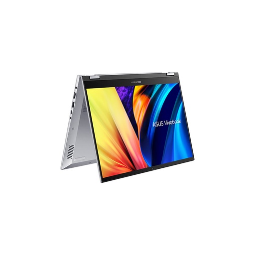 Asus Vivobook S14 Flip (TP3402VA-LZ248W) i9-13900H | 16GB RAM | 1TB SSD | Intel Iris Xe Graphics | 13th Gen | 14" WUXGA IPS Touch 360 Display | Windows 11 | Backlit Keyboard | Backpack | Mouse | Touch NumberPad | Silver | 2 Years Int'l Warranty | 1-year Perfect Warranty