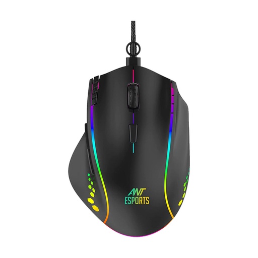 ANT Esports GM600 RGB Programmable Optical Gaming Mouse (7200 DPI)