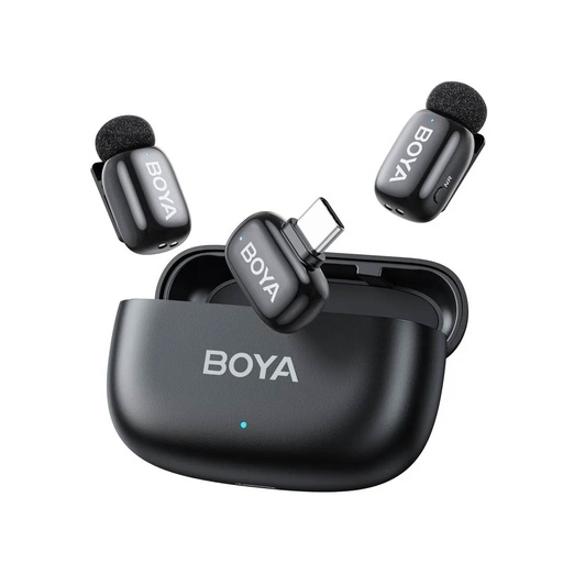 BOYA mini-14 Dual 2.4 GHz Type-C Ultra-Mini Wireless Microphone