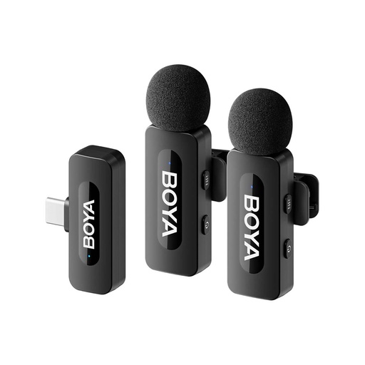 BOYA BY-V20 Dual 2.4 GHz Type-C Wireless Microphone