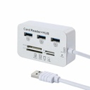 3-Port USB 3.0/3.1 5GbPS Hub With Card Reader