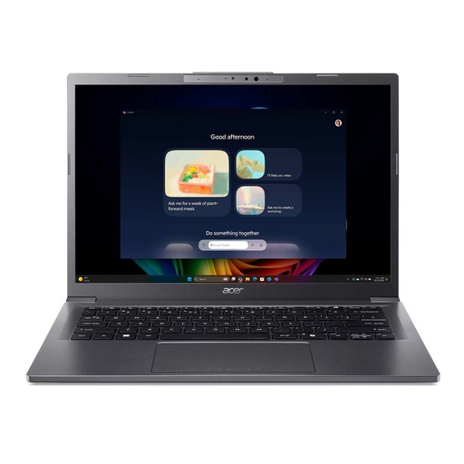 Acer Aspire 14 AI (A14-52MT-59DP) Intel Core Ultra 5-226V | 16GB RAM | 512GB SSD | Intel® Arc™ Graphics 130V | 14″ WUXGA IPS Touch Display | Backlit Keyboard | Sleeve Bag | Steel Gray | 1 Years Warranty