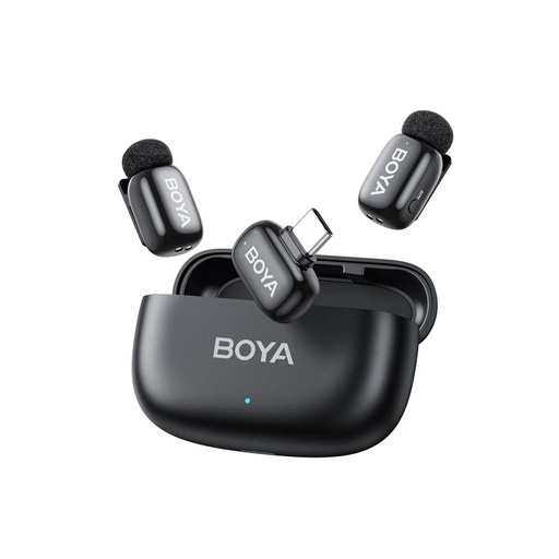 BOYA mini 2-02 Dual 2.4 GHz Type-C Ultra-Mini Wireless Microphone
