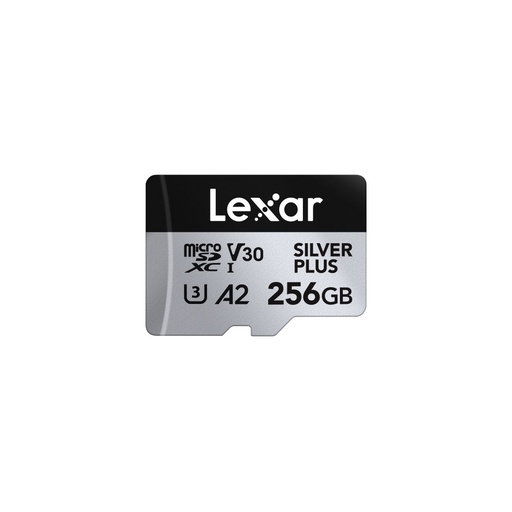[LSDSILV256G-BNNNG] Lexar Silver 256GB Micro SDXC UHS-I Flash V30 205MB/s Memory Card