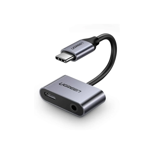 [50596] UGREEN Type-C to 3.5mm Audio + Type-C Adapter