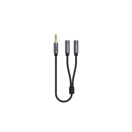 UNITEK Y-C956ABK 3.5mm Male to 2 Female Audio Cable
