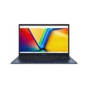 Asus Vivobook 14 X1404VA-EB1570W Intel® Core™ 7 150U | 8GB RAM | 512GB SSD | Intel (R) Graphics | 14" FHD Display | Windows 11 | Backlit Keyboard | Fingerprint | Backpack | Mouse | Quiet Blue | 2 Years Int'l Warranty | 1 Year Perfect Warranty