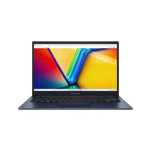 Asus Vivobook 14 X1404VA-EB1570W Intel® Core™ 7 150U | 8GB RAM | 512GB SSD | Intel (R) Graphics | 14" FHD Display | Windows 11 | Backlit Keyboard | Fingerprint | Backpack | Mouse | Quiet Blue | 2 Years Int'l Warranty | 1 Year Perfect Warranty