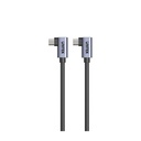 UNITEK C14147ABK01 PD 100W 1 Meter USB-C Dual 90 Degree Cable