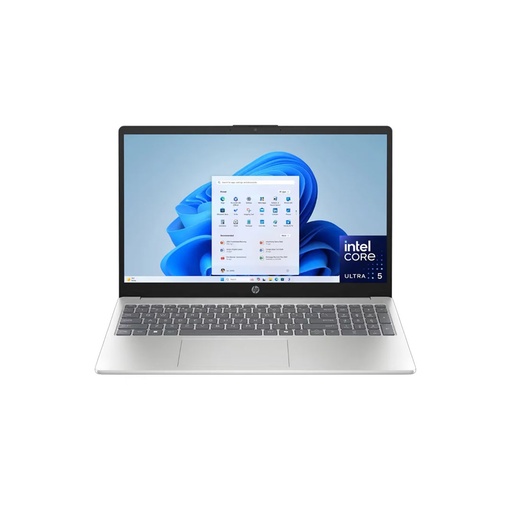 HP Laptop AI (15-fd2050wm) Intel® Core Ultra 5-225U | 8GB RAM | 512GB SSD | Intel® Graphics | 15.6 FHD IPS LED Touchscreen Display | Windows 11 | Natural Silver | 1 Years Warranty